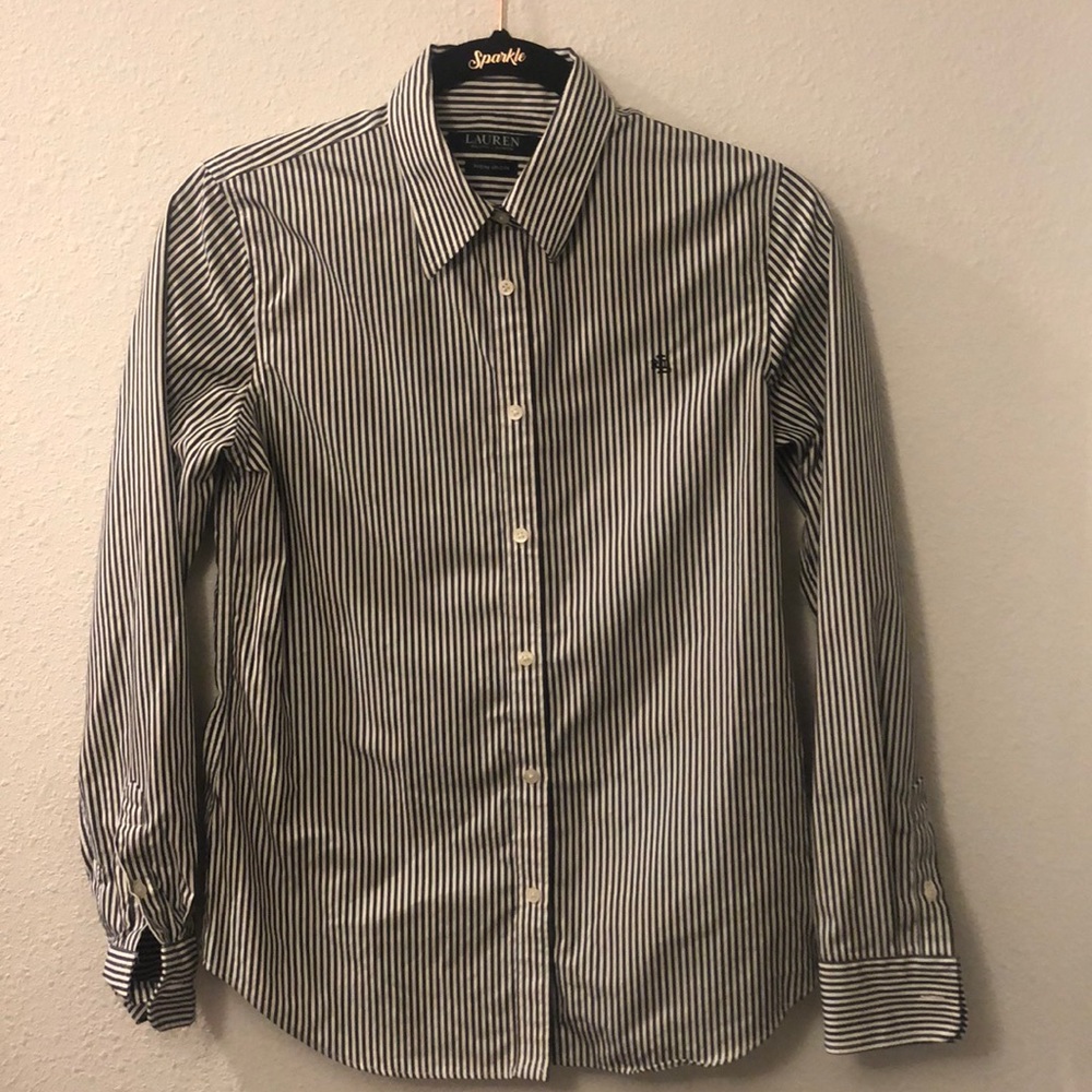 Ralph Lauren- Lauren Non-iron 100% cotton top